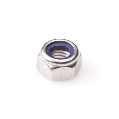 Zeskantmoer zelfborgend rvs A2 M10 DIN985