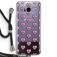 GIRL POWER: Samsung Galaxy S8 Transparant Hoesje met koord