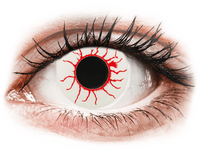 CRAZY LENS - Red Viper - met sterkte (2 gekleurde daglenzen)