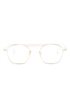 Cutler & Gross lunettes de soleil rondes à double pont - Or