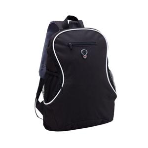 Rugzak - zwart - 21.5 liter - backpack met flessenhouder - schooltas - 40 cm