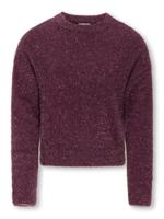 Kids ONLY winter sweater meisjes - paars - KogPiumo - regular fit, glitter Kids ONLY winter sweater meisjes - paars - KogPiumo - regular fit, glitter