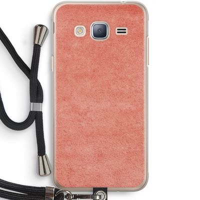 Marrakech Walls: Samsung Galaxy J3 (2016) Transparant Hoesje met koord