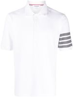 Thom Browne polo à 4 bandes signature - Blanc - thumbnail