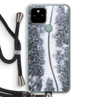 Snøfall: Pixel 5 Transparant Hoesje met koord