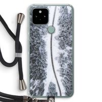 Snøfall: Pixel 5 Transparant Hoesje met koord