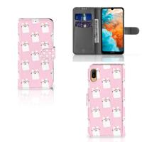 Huawei Y6 (2019) | Telefoonhoesje | Met pasjeshouder | Sleeping Cats