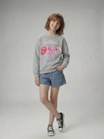 Denim short lichtblauw