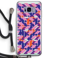 Skew Blush 3: Samsung Galaxy S8 Plus Transparant Hoesje met koord