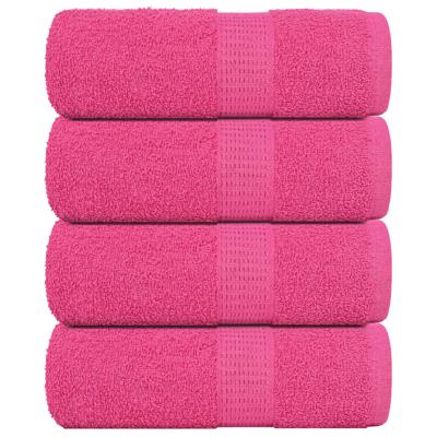 VidaXL Gastendoekjes 4 st 30x50 cm 360 g/m² 100% katoen roze