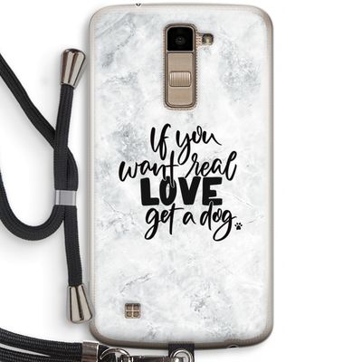 Partner in crime: LG K10 (2016) Transparant Hoesje met koord