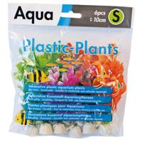 Superfish Aqua Plants S 10cm 6-pack - Kunstplanten voor Aquarium met Stabiele Gewichten