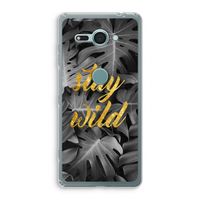 Stay wild: Sony Xperia XZ2 Compact Transparant Hoesje