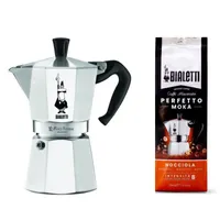 Bialetti - Moka Express percolator - 6-cups - met gratis pak koffie