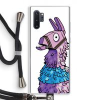 Lama: Samsung Galaxy Note 10 Plus Transparant Hoesje met koord