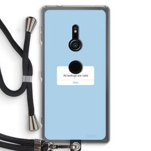 Reminder: Sony Xperia XZ2 Transparant Hoesje met koord