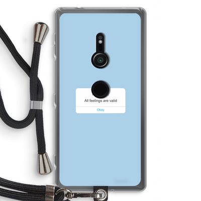 Reminder: Sony Xperia XZ2 Transparant Hoesje met koord