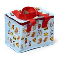 Kleine lunch koeltas - Food Kingdom print - 20 x 15 x 14 cm - 4,7 liter Kleine lunch koeltas - Food Kingdom print - 20 x 15 x 14 cm - 4,7 liter