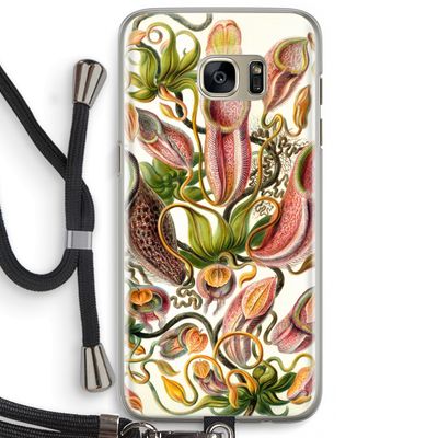 Haeckel Nepenthaceae: Samsung Galaxy S7 Edge Transparant Hoesje met koord