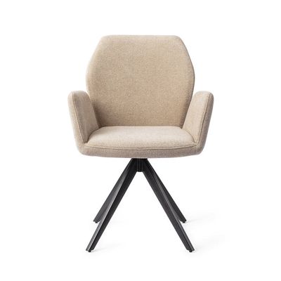 Jesper Home Misaki eetkamerstoel Funky Fudge turn black