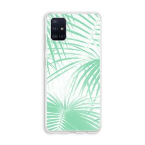 Palmbladeren: Galaxy A51 4G Transparant Hoesje