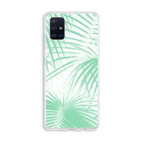 Palmbladeren: Galaxy A51 4G Transparant Hoesje