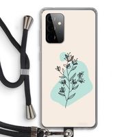 Violets are blue: Samsung Galaxy A72 5G Transparant Hoesje met koord