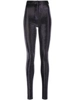 ZEYNEP ARCAY pantalon skinny à effet pailleté - Bleu