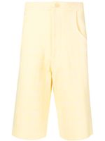 Jacquemus bermuda à taille mi-haute - Jaune