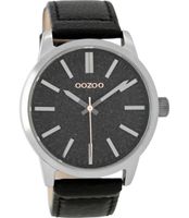OOZOO Timepieces Horloge Zwart/Titanium | C9069 - thumbnail