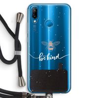 Be(e) kind: Huawei P20 Lite Transparant Hoesje met koord