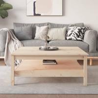 Salontafel 100x100x40 cm massief grenenhout