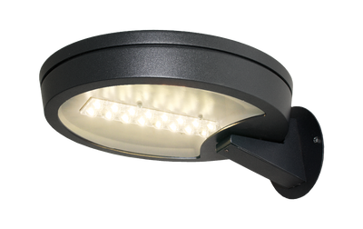 Circled Wall multi lens 19W 4000K zwart