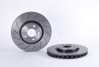 Remschijf COATED DISC LINE BREMBO, Remschijftype: Geperforeerd / Geventileerd, u.a. für Mercedes-Benz - thumbnail