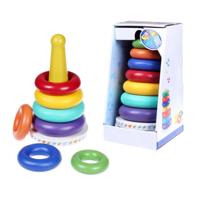 Muziek Rainbow stapelen ring Rainbow Tower Tumbler kinderen stapelen ringen