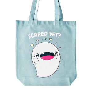 Yuki the Ghost Totebag - Scared Yet (diverse kleuren)