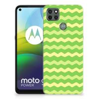 Motorola Moto G9 Power | TPU bumper | Waves Green