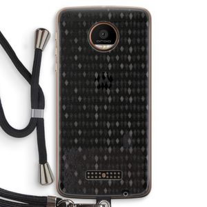 Crazy shapes: Motorola Moto Z Force Transparant Hoesje met koord