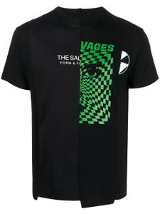 The Salvages t-shirt en coton à imprimé graphique - Noir