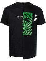 The Salvages t-shirt en coton à imprimé graphique - Noir