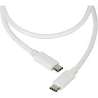 Vivanco USB-kabel USB 2.0 USB-C stekker, USB-C stekker 1.20 m Wit 37561 - thumbnail