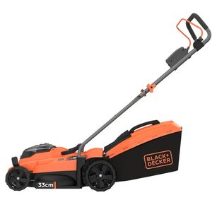 Black & Decker BCMW3318L2 Duwgrasmaaier Zwart, Oranje Batterij/Accu