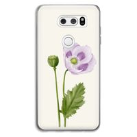 Purple poppy: LG V30 Transparant Hoesje