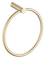 Handdoek ring Ida | Wandmontage | 15.6 cm | Messing geborsteld - thumbnail