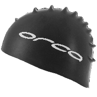 Orca Siliconen badmuts swim cap zwart