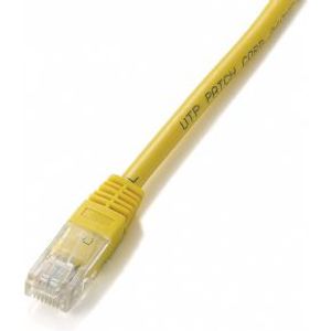 Equip Cat.5e U/UTP 0.25m netwerkkabel Geel 0,25 m Cat5e U/UTP (UTP)