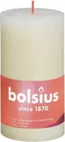 Bolsius stompkaars rustiek shine 6.8x13cm soft pearl Bolsius stompkaars rustiek shine 6.8x13cm soft pearl