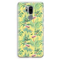 Flamingo party: LG G7 Thinq Transparant Hoesje