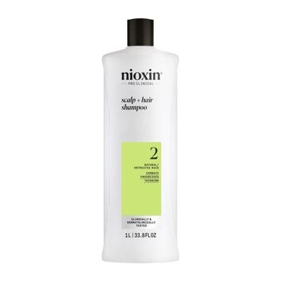 Nioxin System 2 Shampoo 1000ml | Voor Dunner Wordend Haar