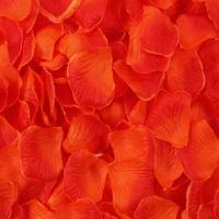 1000 PCS kunstmatige bruiloft steeg bloemblaadjes bloemen bruiloft decoraties (Sunset Red)
